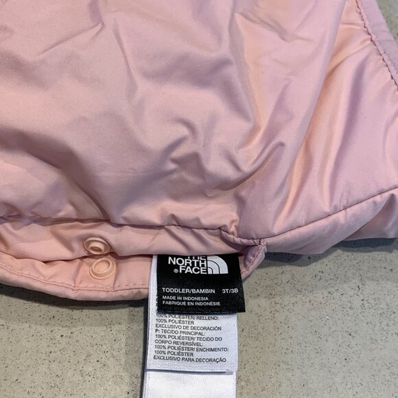 The North Face Reversible Puffer Jacket – Light Pink (Toddler 3T) - Picture 3 of 6